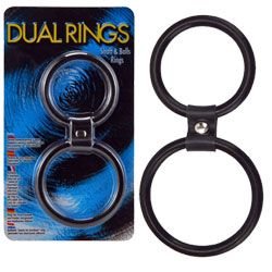 Dubbla ringar - skaft och bollar Ring