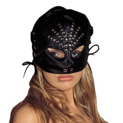Leather Female Head Mask