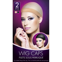 Nude And Black Wig Cap