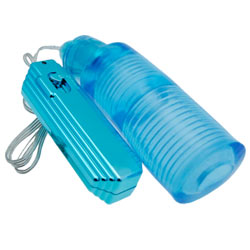 Cyberskin Solo Slider 5X Pulsating & Vibrating Stroker